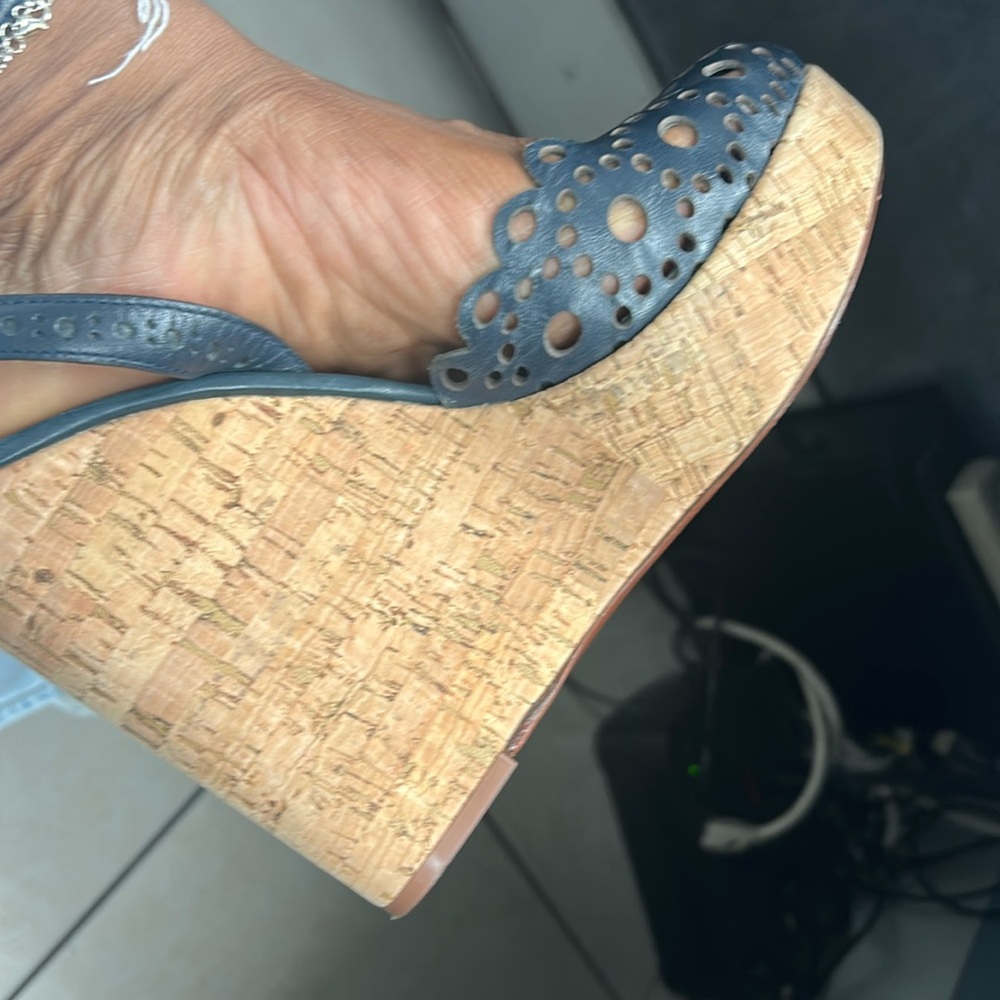 Zara striped platforms